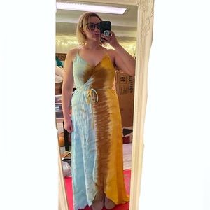NWOT YFB Tie Dye Wrap Dress